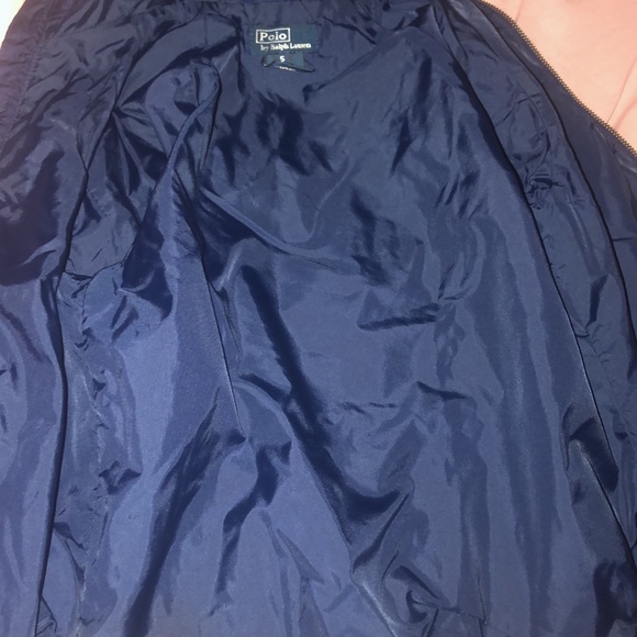 Polo Ralph Lauren boy hoodie navy blue 5y windbreaker - Picture 6 of 7